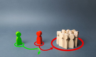 green figure fails when it comes to influencing public opinion. Suppression of attempts to reason...