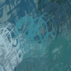 Coloful chaos. 2d illustration wallpaper. Crazy lines and patterns.