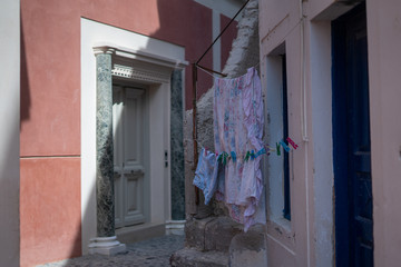 Santorini traditional house