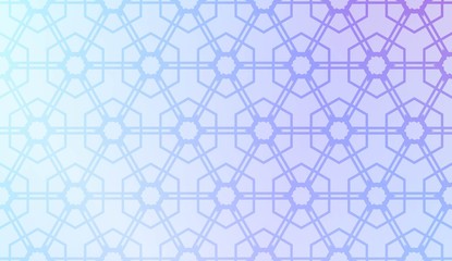 Fototapeta premium Geometric texture with Vibrant And Smooth Gradient Soft Colors Background. For Greeting Card, Brochure, Banner, Package. Vector Illustration.