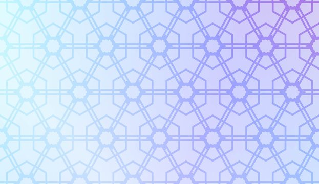 Geometric texture with Vibrant And Smooth Gradient Soft Colors Background. For Greeting Card, Brochure, Banner, Package. Vector Illustration.