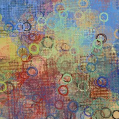 Colorful texture. Multiple various pattern. 2d wallpaper backdrop.