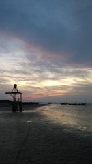 Fototapeta premium sunset on the beach