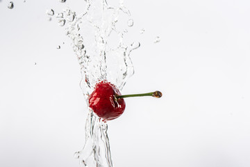 cherry in water