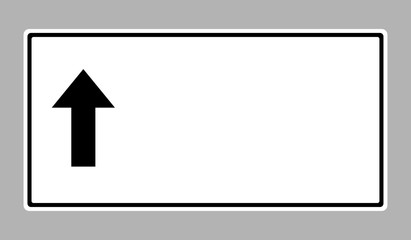 Blank traffic signs from illustrations