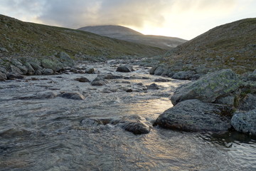 River in Norway Lappland