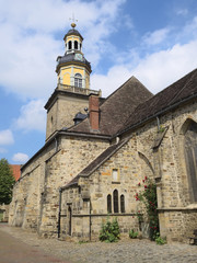 Fototapeta na wymiar Rinteln - Kirche St. Nikolai, Niedersachsen, Deutschland, Europa