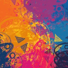 Colorful texture. 2d backdrop illustration. Various colors.