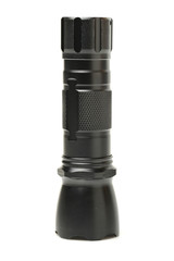 Flashlight fighting head on white background