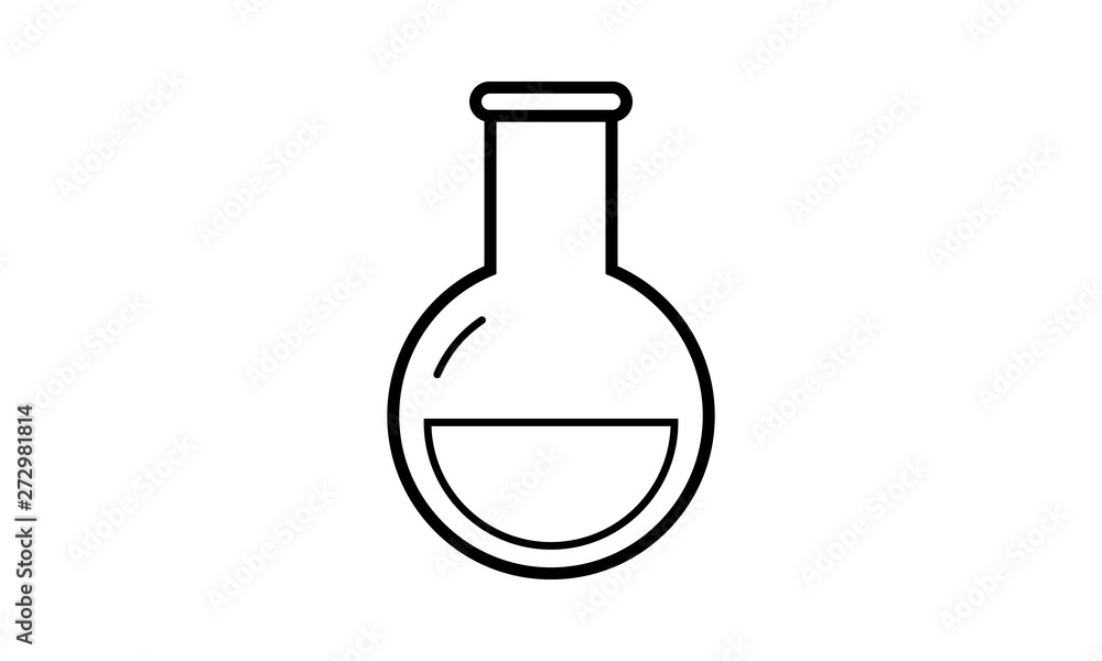 Poster flask vector icon