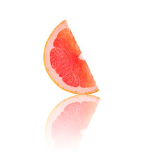 Fresh Grapefruit isolated on white background