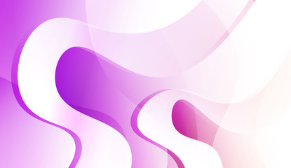 Creative Shiny Waves. For Design Flyer, Banner, Landing Page. Colorful Vector Illustration.