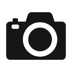 Photo camera vector icon isolated