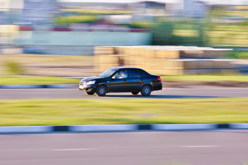 car at speed