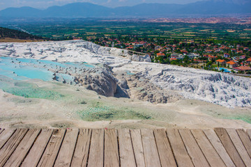 Pamukkale, thermal springs and natural baths.