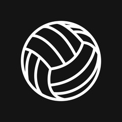Sport ball icon. Flat vector illustration isolated on background
