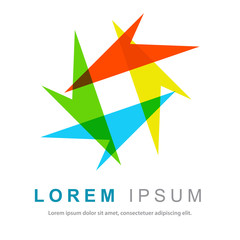 Abstract icon - vector logo. Teamwork symbol. Social Network. Community icon.