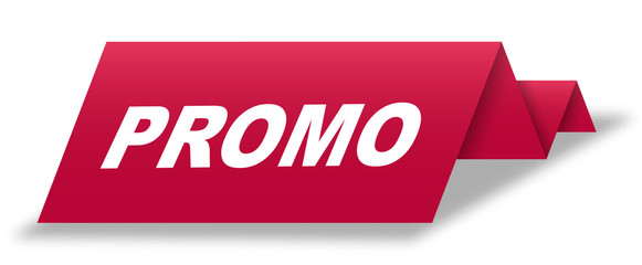 red vector banner promo
