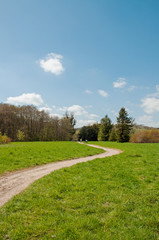 Fototapeta na wymiar Springtime walks in the English countryside.