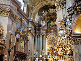 Fototapeta na wymiar Austria Vienna St. Peter church