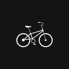 Fototapeta premium Bicycle icon. Vector element illustration on background.