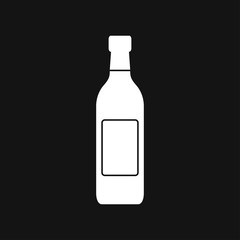 Bottle vector icon, for mobile and web design. Drink Bottle vector graphics