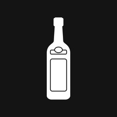 Bottle vector icon, for mobile and web design. Drink Bottle vector graphics