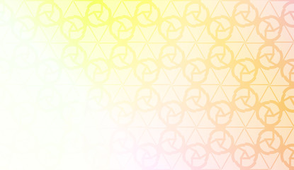 Vector geometric pattern. Triangles curved line. For wallpaper, presentation background, interior design, fashion print. Gradient color