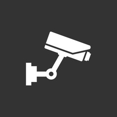 CCTV sign icon, web icon. vector design