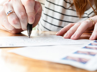 Woman Writing a Letter