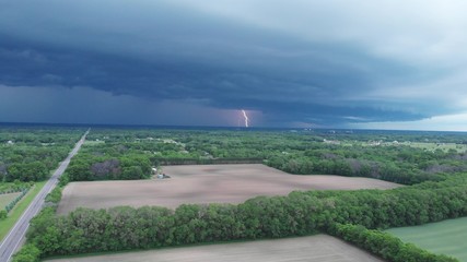 Lightning storm