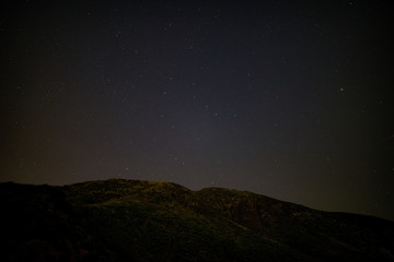 Nightscapes at Starry nights at Death Valley