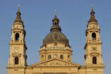 Fototapeta na wymiar St Stephen's Basilica, Szent Istvan Bazilika , Budapest, Hungary