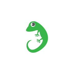 Lizard logo template vector  icon illustration