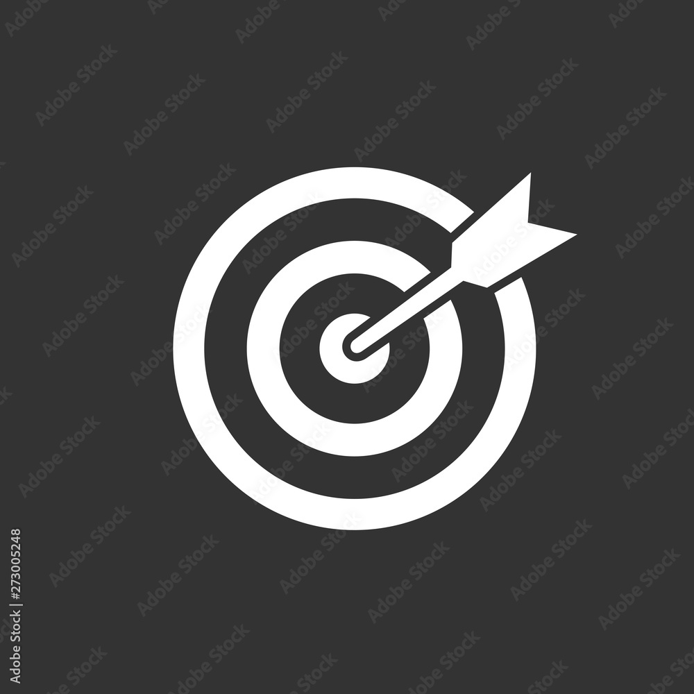 Poster target icon vector. mail icon symbols vector. symbol for web site computer and mobile vector.