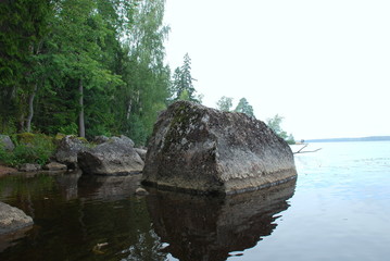 rock in the water