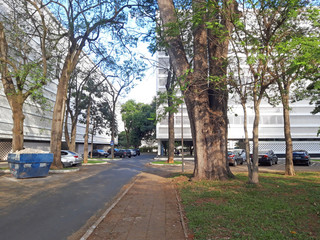 Naklejka premium Residential buildings at Brasilia
