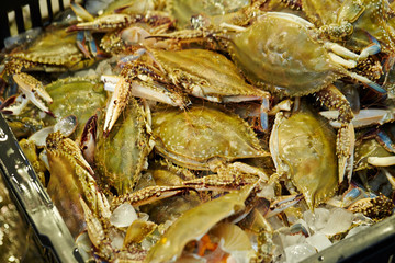 crabs in the market