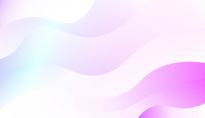 Template Background With Wave Geometric Shape. For Design, Presentation, Business. Vector Illustration with Color Gradient.