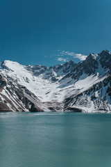 Embalse El Yeso in Cajón del Maipo, Chile