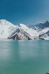 Embalse El Yeso in Cajón del Maipo, Chile