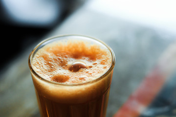 cup of coffee at the table 