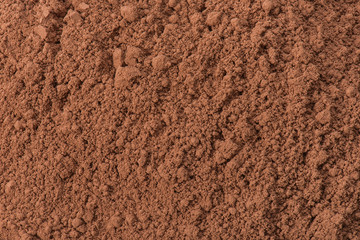 Cocoa powder texture. Background for design