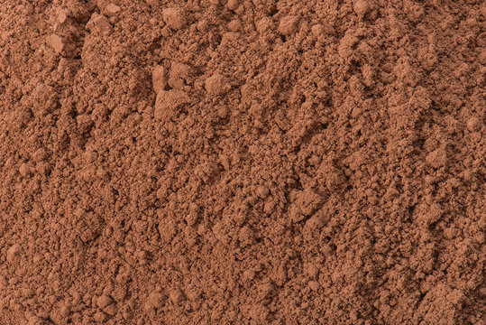 Cocoa powder texture. Background for design
