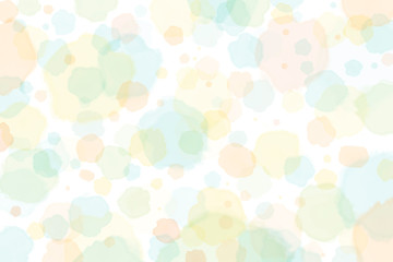 Fototapeta na wymiar Abstract blue and yellow green watercolor drops background in high resolution