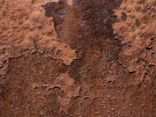 Rusty corroded iron metal background texture