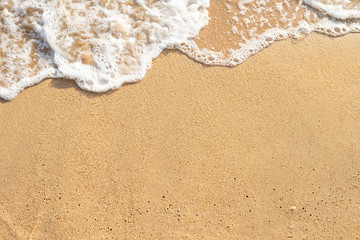 Fototapeta na wymiar Sand beach background, summer and holiday background