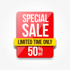 Special Sale Limited Time Shopping Only Label