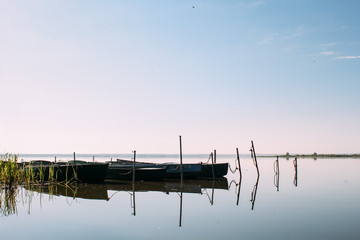 boat on lake