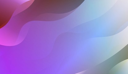 Abstract Shiny Waves. Design For Your Header Page, Ad, Poster, Banner. Vector Illustration with Color Gradient.